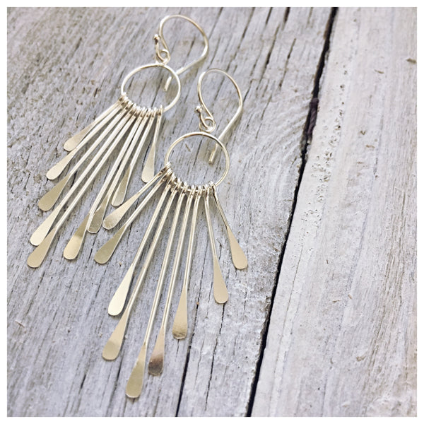 Fan Earrings